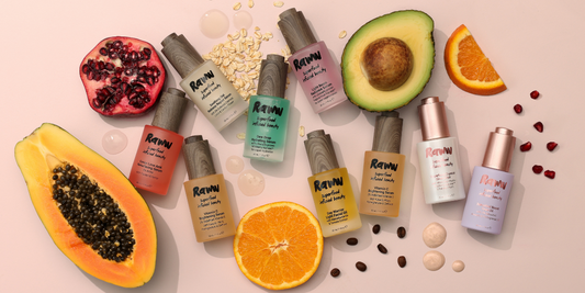 Natural Superfood Infused Skincare Serums and Oils | Raww Cosmetics