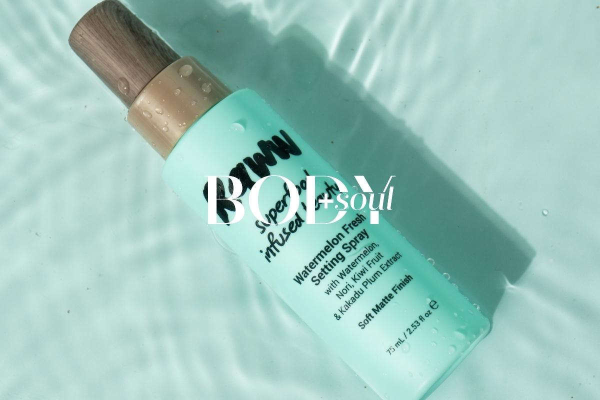 Body+Soul Feature Article | 12 Best Setting Sprays For Lasting Makeup In 2022 | In The Media | Raww Cosmetics