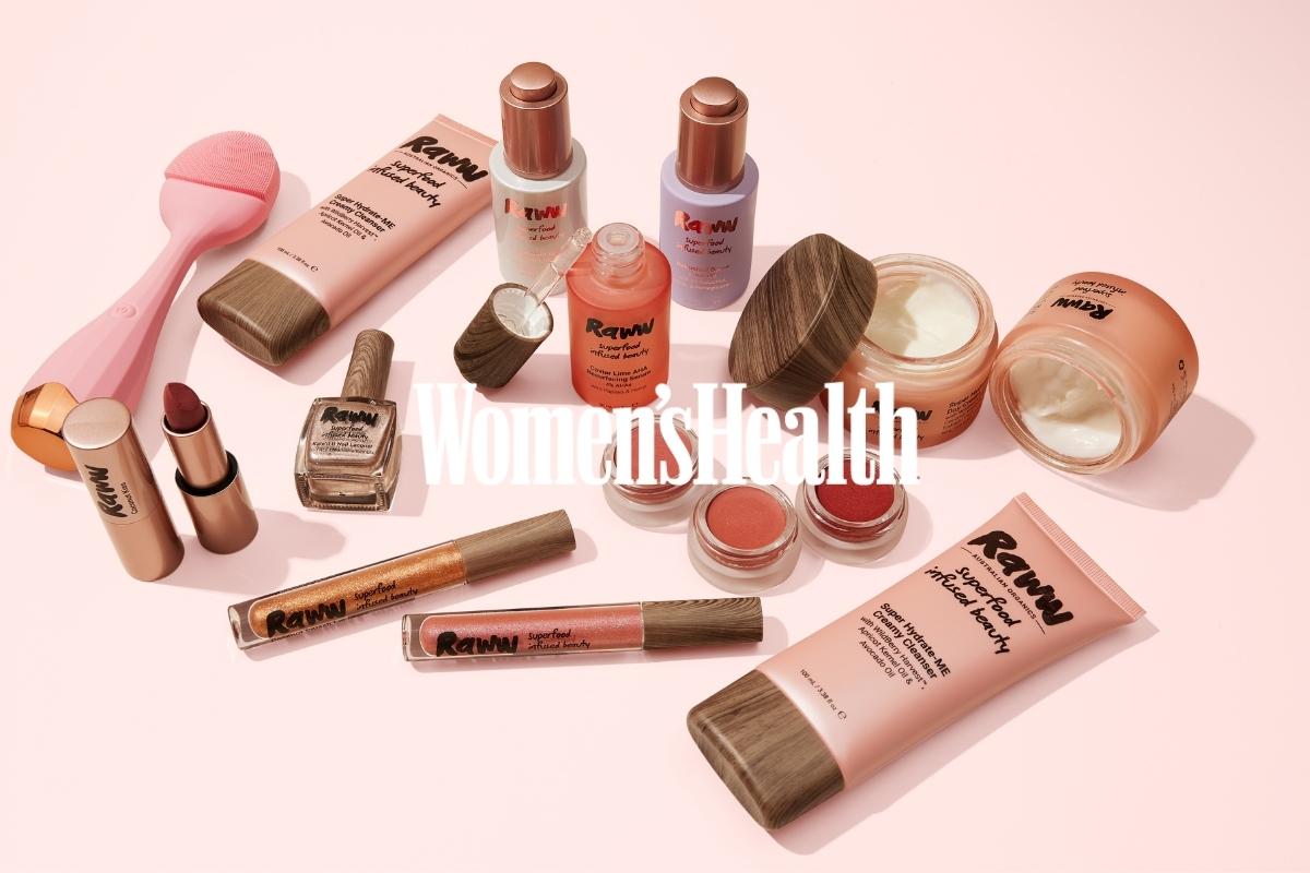 Women's Health Feature Article | These 5 Natural Makeup And Skincare Products Are Total Game Changers | In The Media | Raww Cosmetics