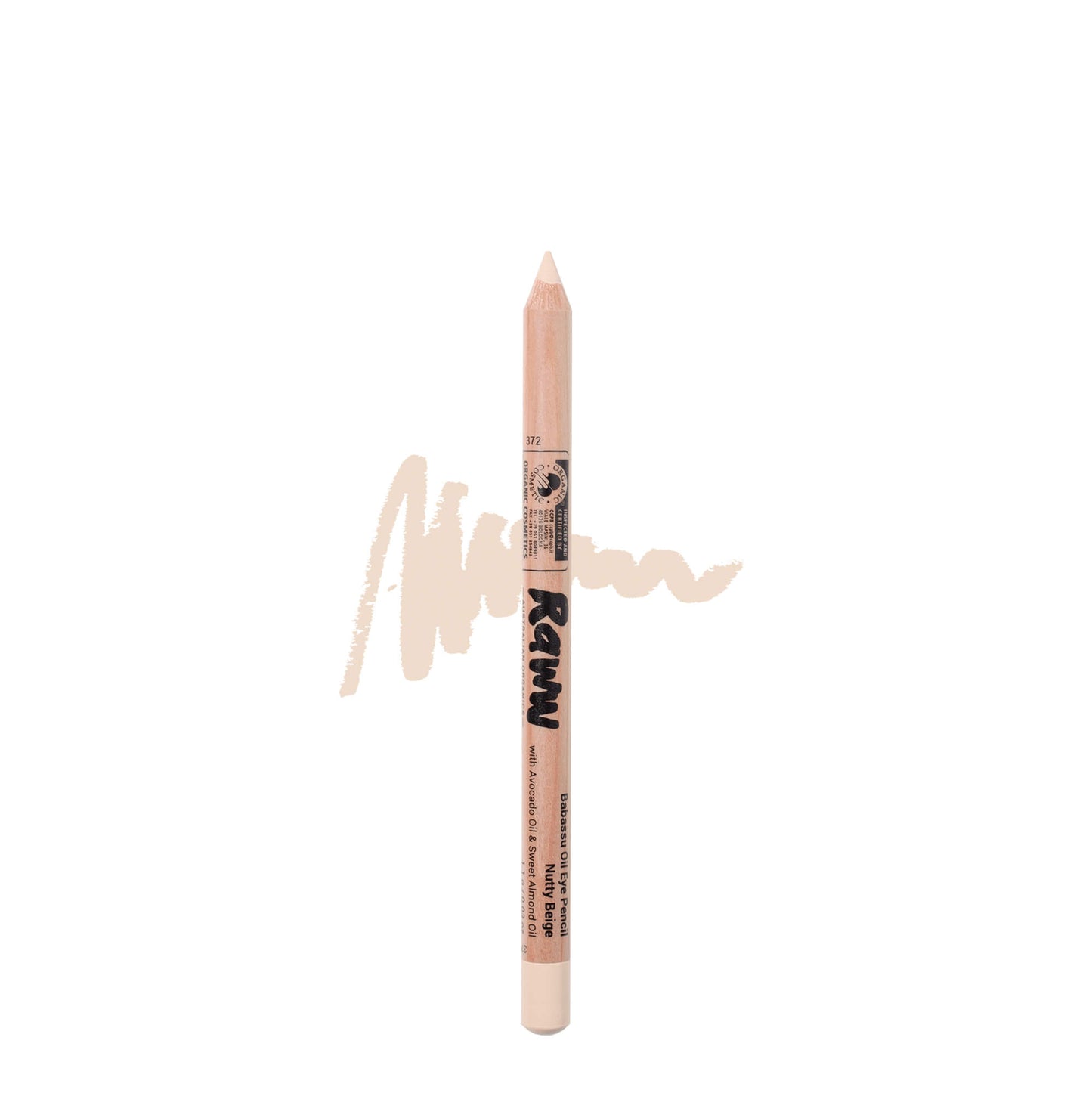 Babassu Oil Eye Pencil (Nutty Beige) | RAWW Cosmetics | Product + Swatch