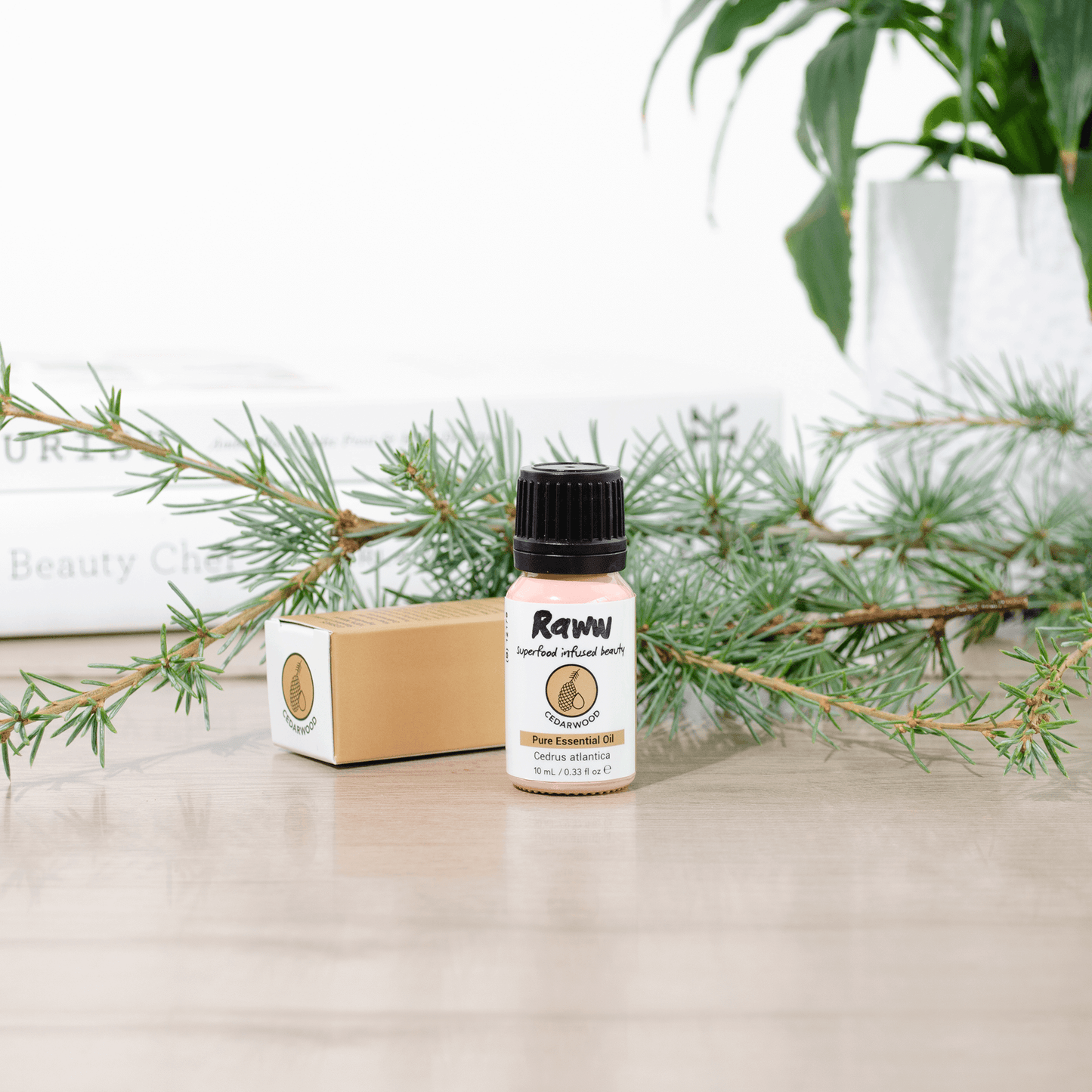 Cedarwood Pure Essential Oil | RAWW Cosmetics | Lifestyle 01