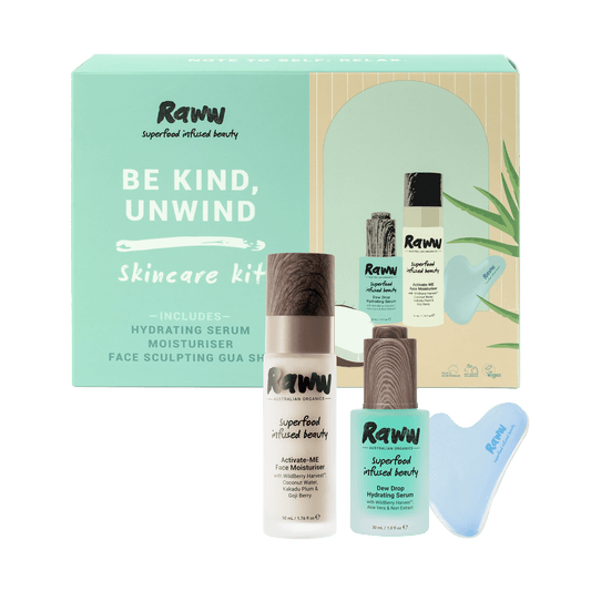 Be Kind, Unwind Skincare Kit | RAWW Cosmetics | 01