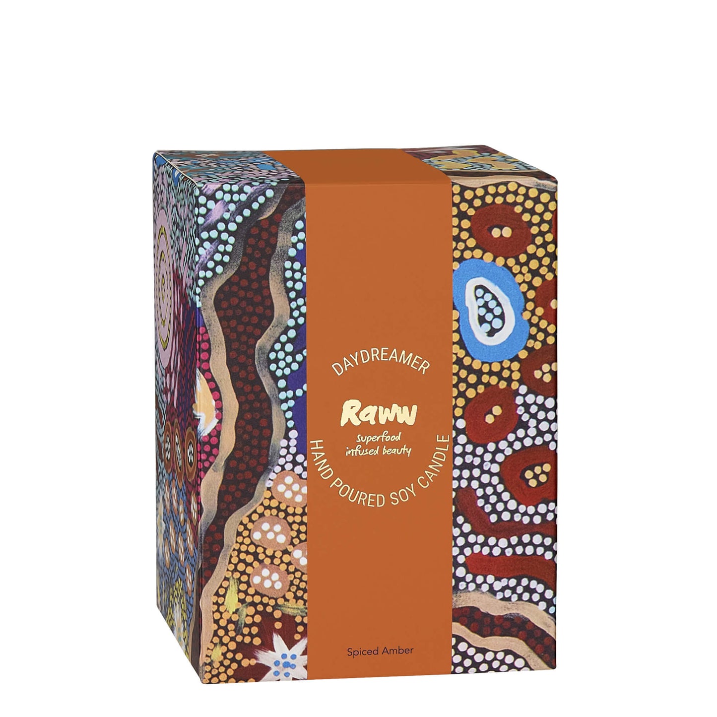 Daydreamer Soy Candle (Spiced Amber) | RAWW Cosmetics | 02