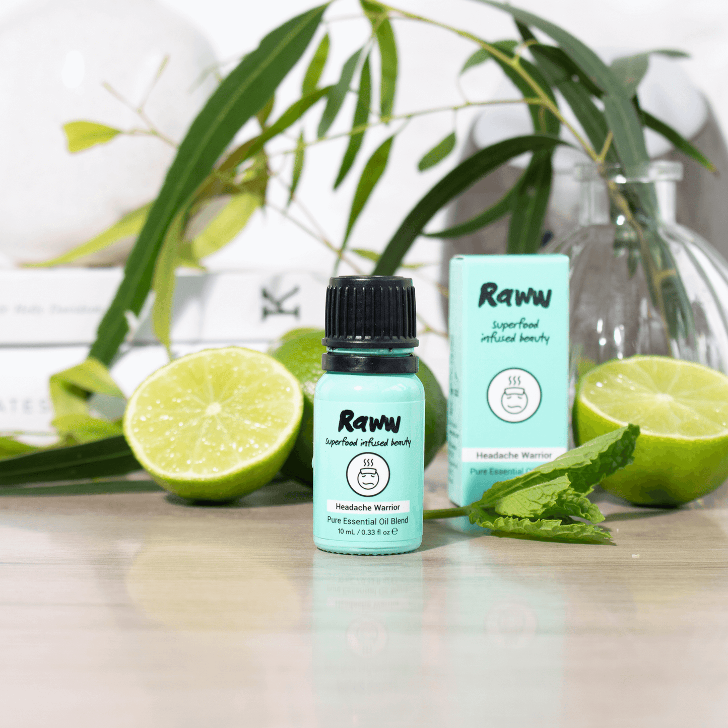 Headache Warrior Essential Oil Blend | RAWW Cosmetics | Lifestyle 01