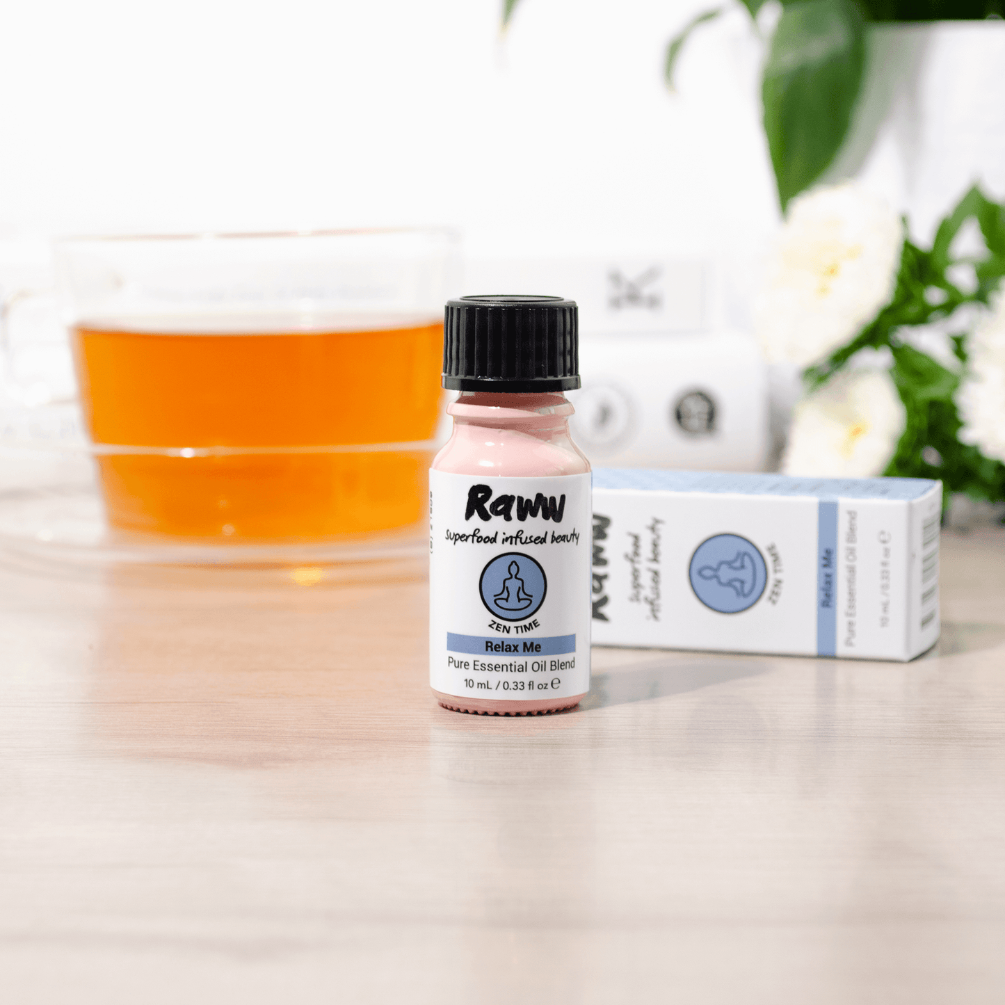 Zen Time Essential Oil Blend | RAWW Cosmetics | Lifestyle 01