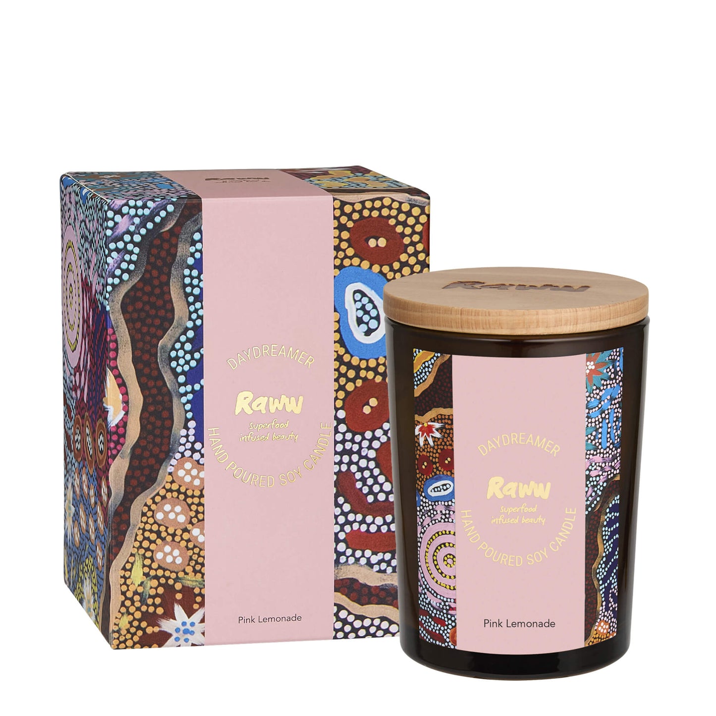 Daydreamer Soy Candle (Pink Lemonade) | RAWW Cosmetics | 01