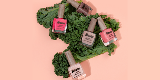 Kale'd It Nail Lacquer blog post lifestyle image | Raww Cosmetics