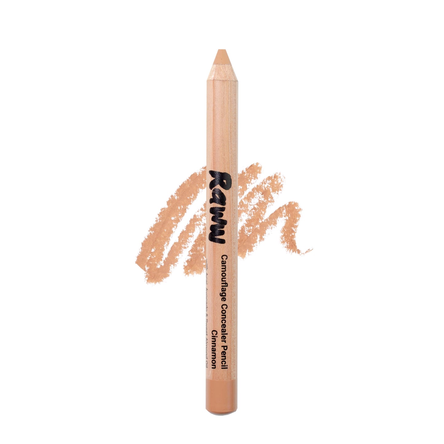 Camouflage Concealer Pencil (Cinnamon) | RAWW Cosmetics | Product + Swatch