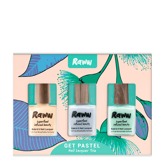 Nail Lacquer Trio Pack (Get Pastel) | RAWW Cosmetics | 01