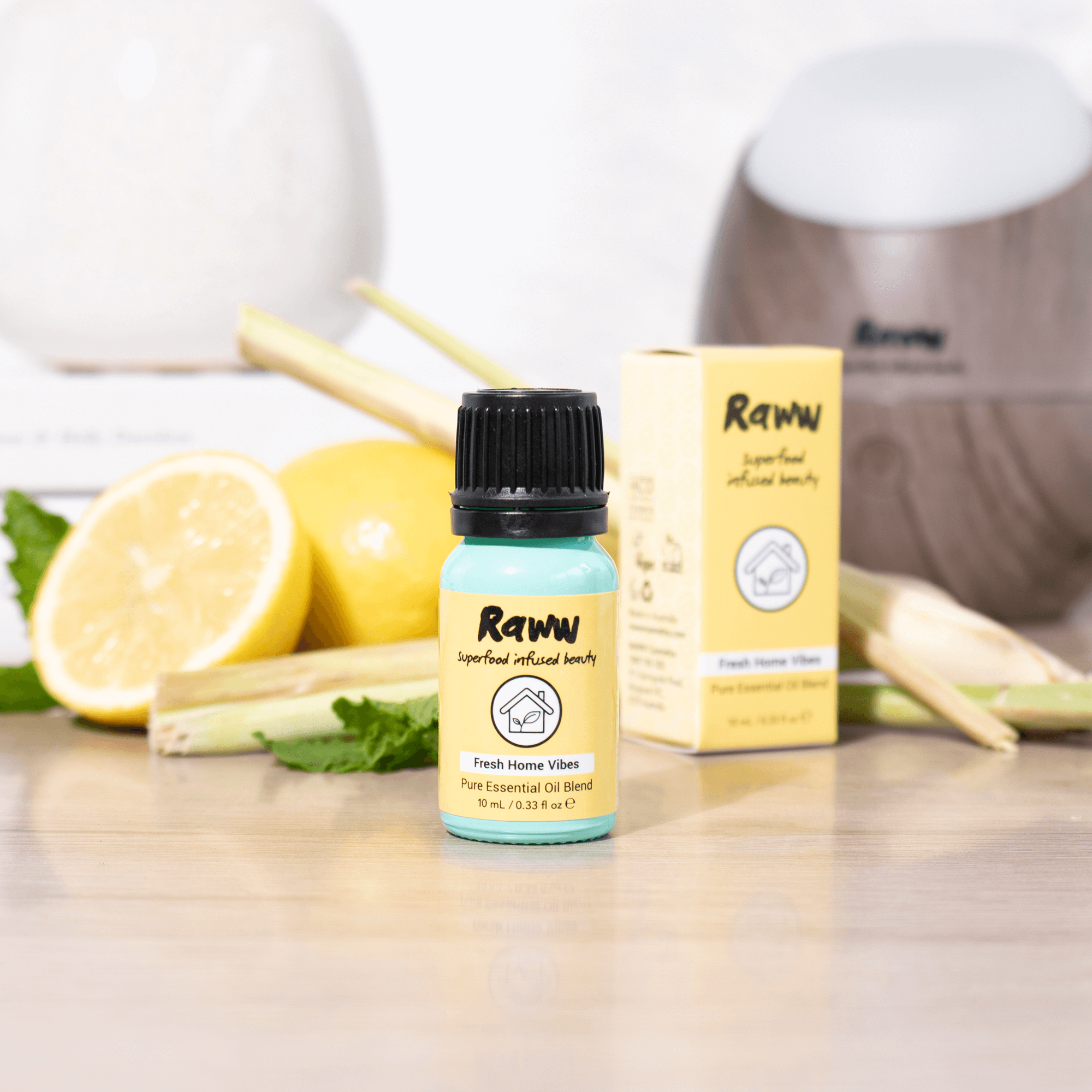 Fresh Home Vibes Essential Oil Blend | RAWW Cosmetics | Lifestyle 01