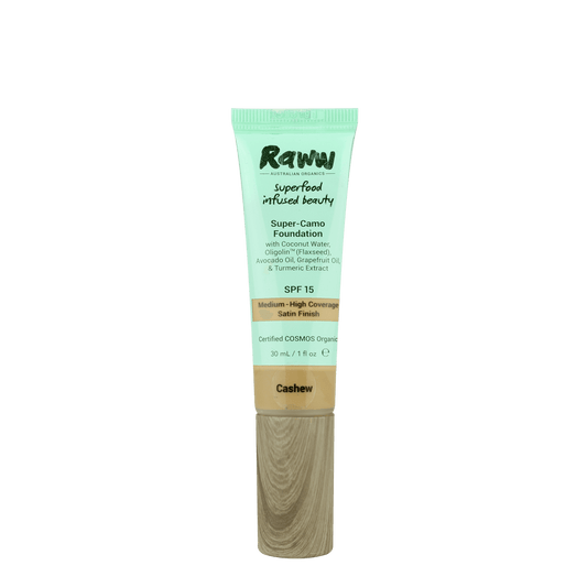 Super-Camo Foundation SPF15 (Cashew) | RAWW Cosmetics | 01