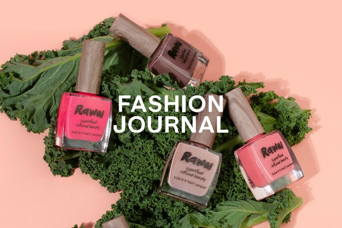 Fashion Journal Feature Article | The best clean nail polish brands for ethical Australians | In The Media | Raww Cosmetics