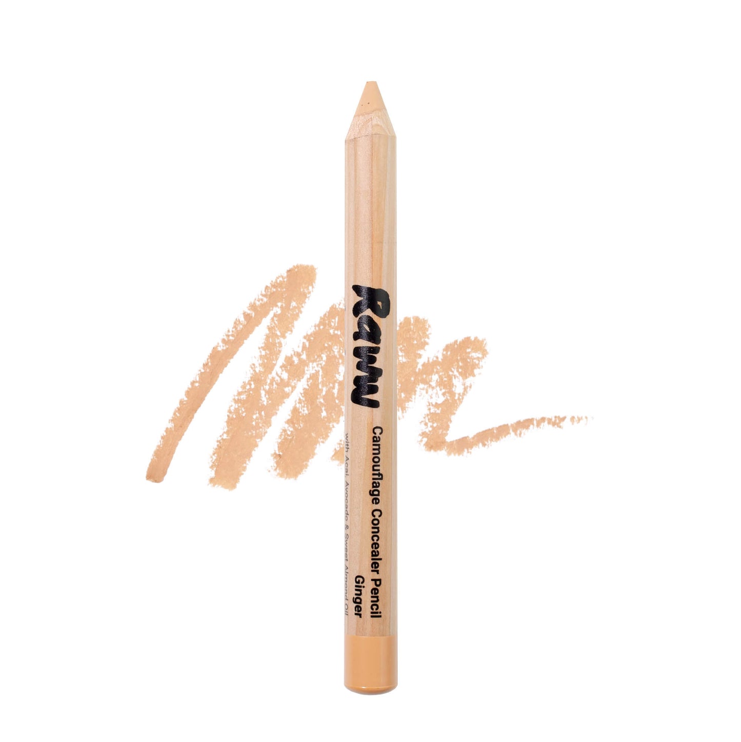 Camouflage Concealer Pencil (Ginger) | RAWW Cosmetics | Product + Swatch