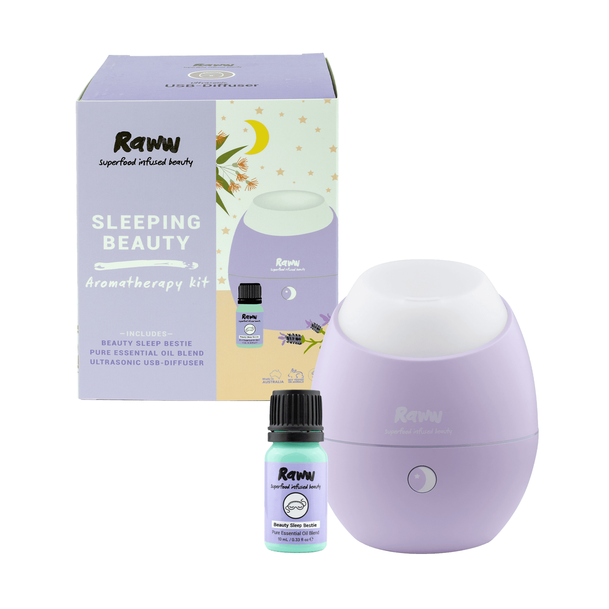 Sleeping Beauty Aromatherapy Kit RAWW Cosmetics