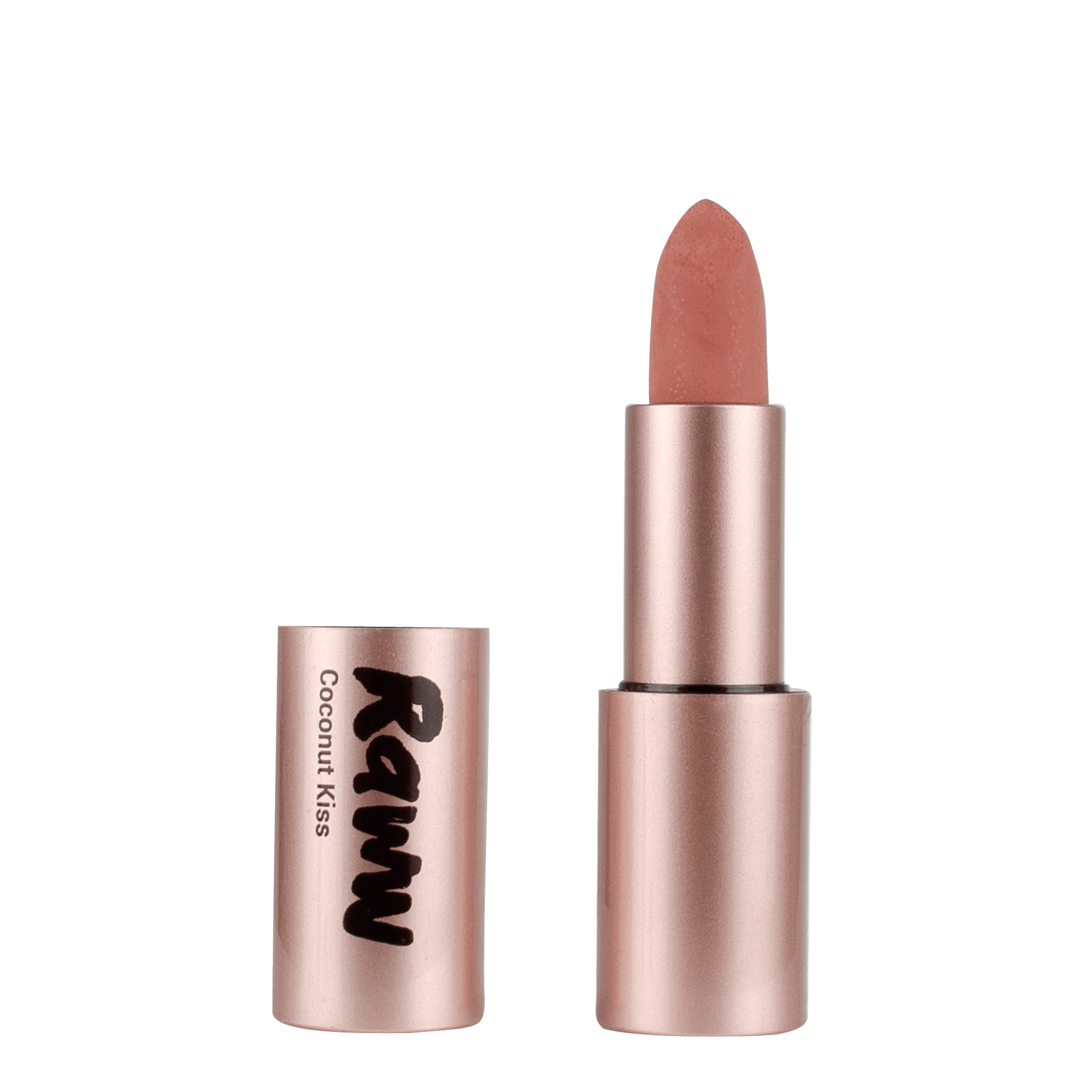 Coconut Kiss Lipstick (Angelic Almond) | RAWW Cosmetics | 01