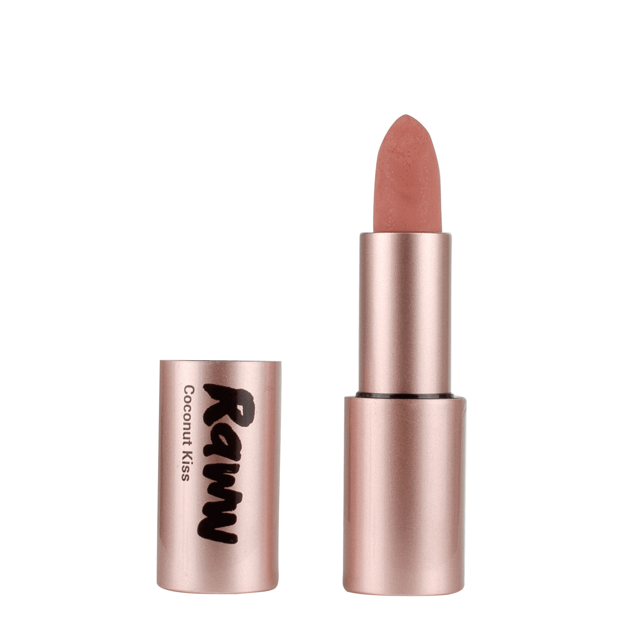 Coconut Kiss Lipstick (Angelic Almond) | RAWW Cosmetics | 01