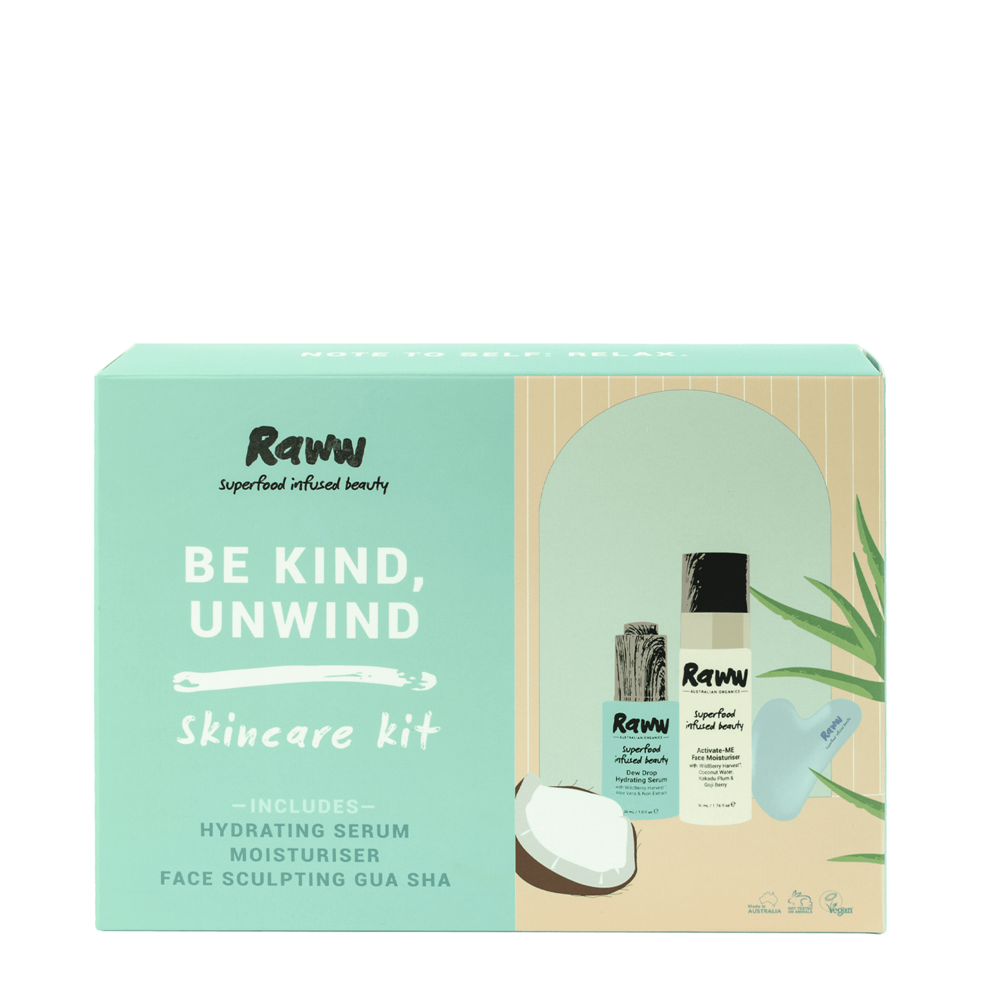 Be Kind, Unwind Skincare Kit | RAWW Cosmetics | 05