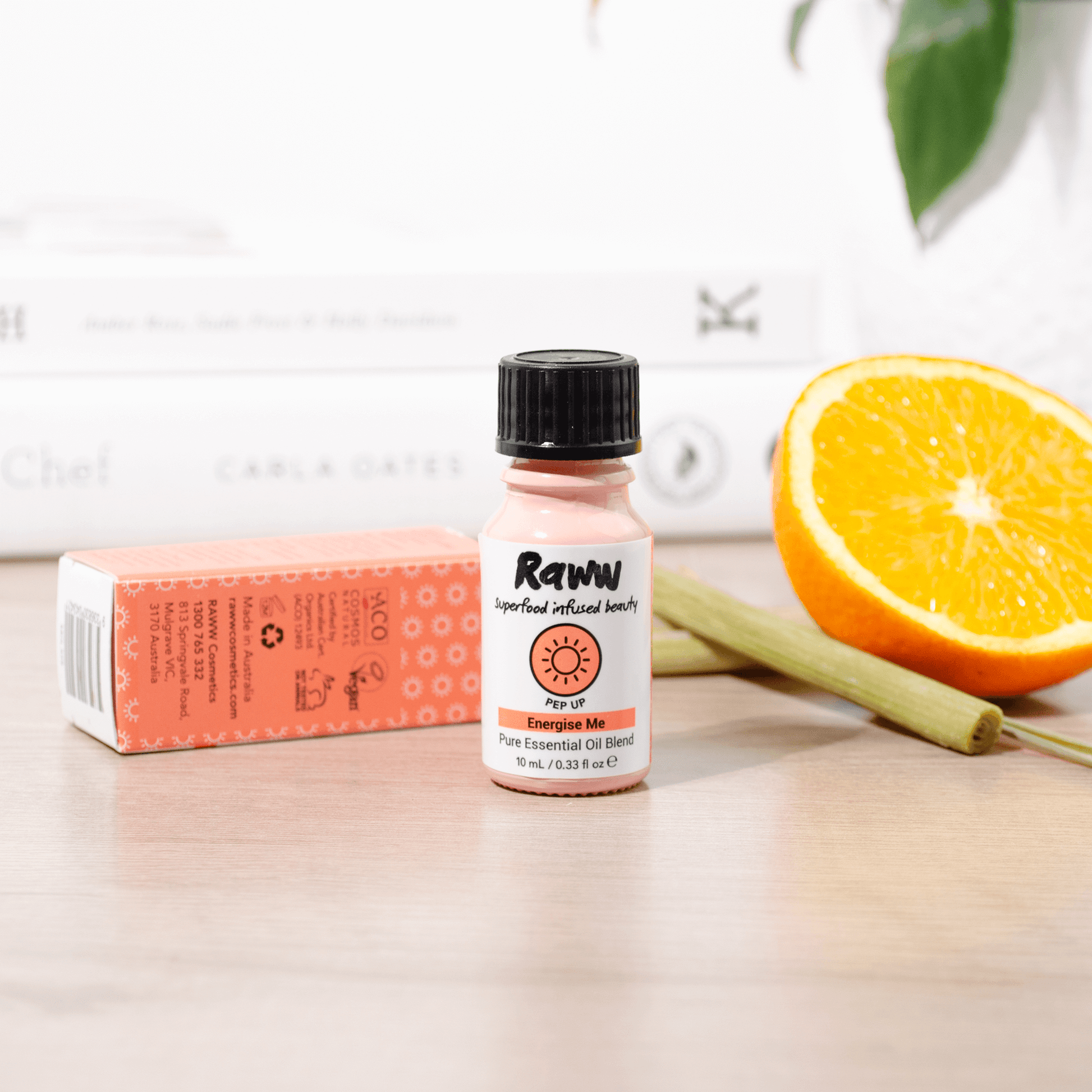 Pep Up Essential Oil Blend | RAWW Cosmetics | Lifestyle 01
