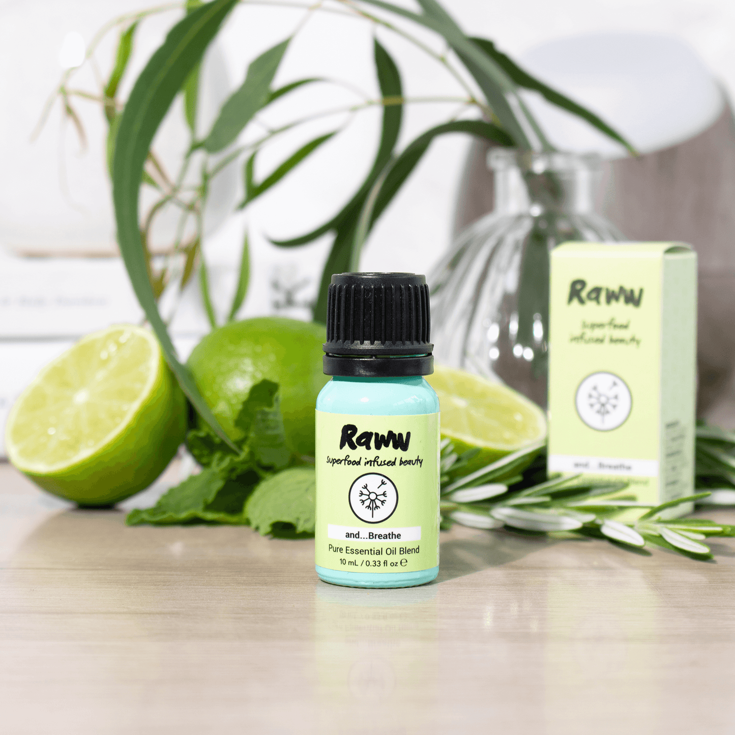 And, Breathe Essential Oil Blend | RAWW Cosmetics | Lifestyle 01